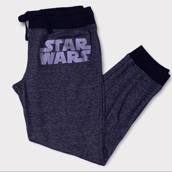 Star War (L) dark heathered gray Joggers GUC - Picture 7 of 8